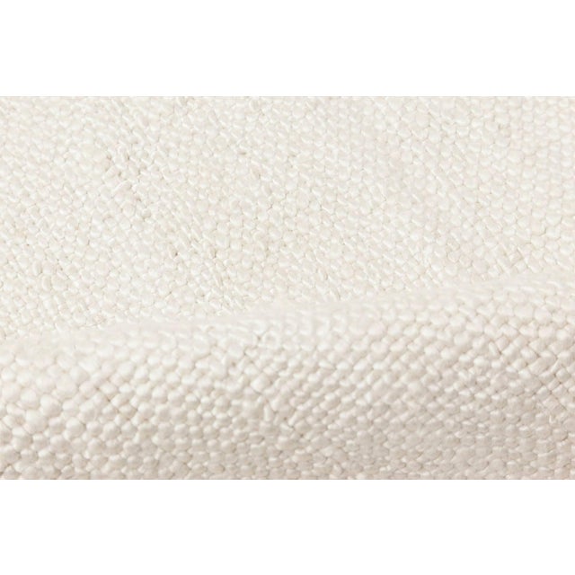 Contemporary Mirage Solid White Flat-Weave Wool Rug by Doris Leslie Blau For Sale - Image 4 of 6