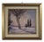 Italian Artist, Snowy Landscape, 1932, Oil on Board, Framed For Sale