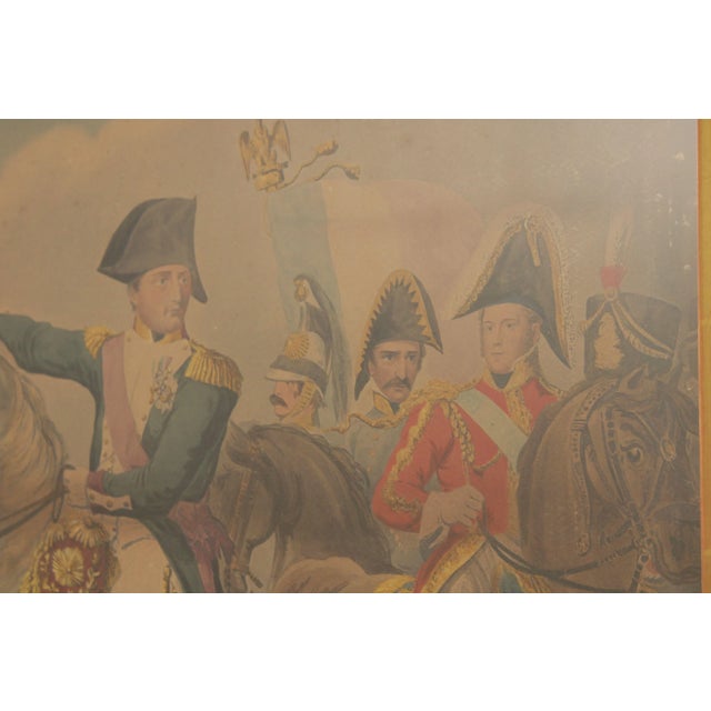 Equestrian Portrait of Napoleon Bonaparte Vintage Lithograph Print, After Charles Frann++ois Gabriel Levachez For Sale In Philadelphia - Image 6 of 12