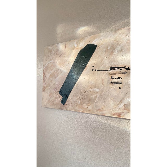 Abstract 2026 “Chase It” Abstract Geometric Mixed Media Painting For Sale - Image 3 of 5