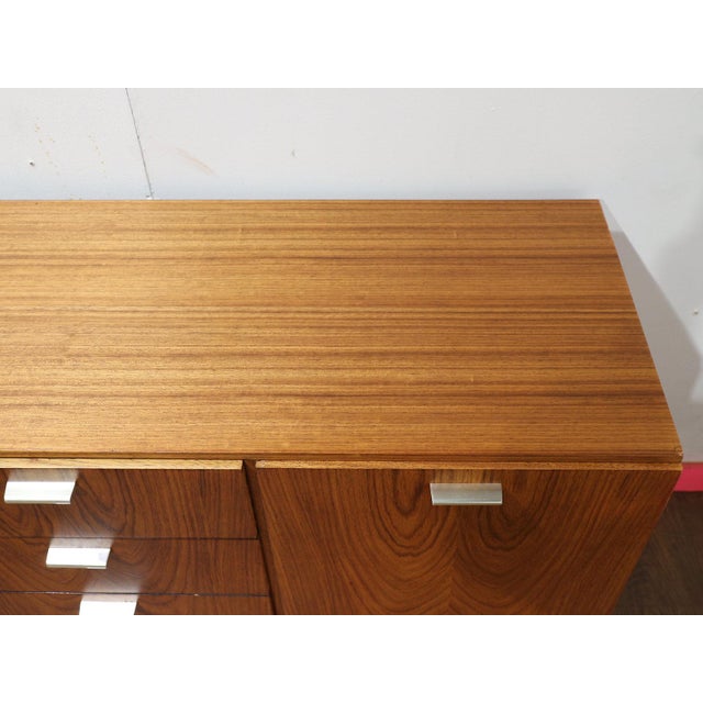 1960s 1960s Mid Century Modern Vintage Teak Sideboard Credenza by Wrighton Danish Style For Sale - Image 5 of 15