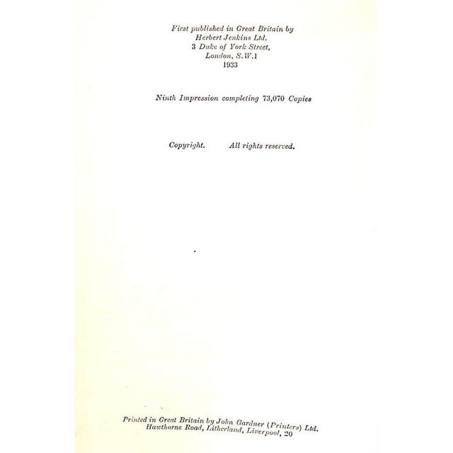 1930s "Heavy Weather" Book 1933 Wodehouse, P.G. For Sale - Image 5 of 6