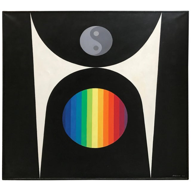 Wilfred Machin 1966 Magna Plastic Yin Yang For Sale - Image 12 of 12