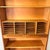Wood Mid-Century Modern Vintage Oak Tambour Secretary Cabinet, Germany, 1960s For Sale - Image 7 of 16