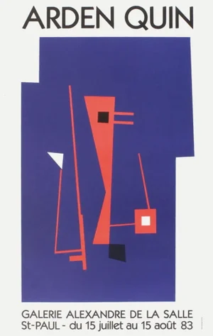 1983 Carmelo Arden-Quin De La Salle Gallery Poster
