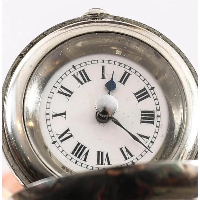 Antique Silver and Snakewood Watch Opera Cane, 1800s For Sale - Image 9 of 17