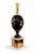 Black Vintage Hollywood Regency Style Black Table Lamp, 1940s For Sale - Image 8 of 8