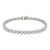 14k Diamond Cluster Bracelet For Sale