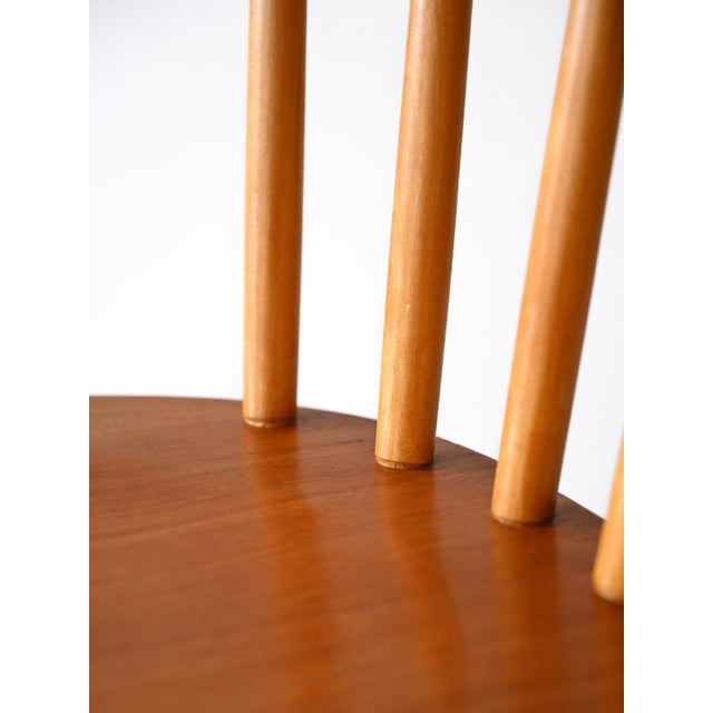 Wood Scandinavian Stick Chair, 1960s For Sale - Image 7 of 9