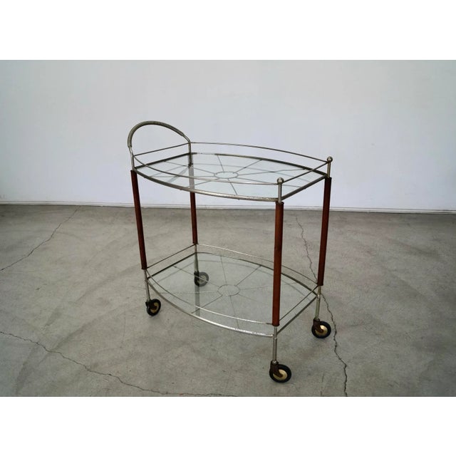 Mid-Century Modern Bar Cart For Sale - Image 13 of 13