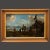 Philips Wouwerman, Dutch Landscape, 1660, Oil on Panel For Sale - Image 7 of 8