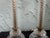 Mid 20th Century Vintage Cut Crystal Boudoir Table Lamps – Pair With Diamond Point Columns & Eagle Sockets For Sale - Image 5 of 11