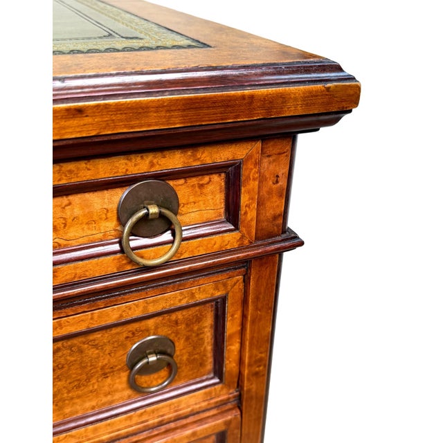 This really is an exceptional quality 19th century pedestal desk, with considerably more attention to detail and...