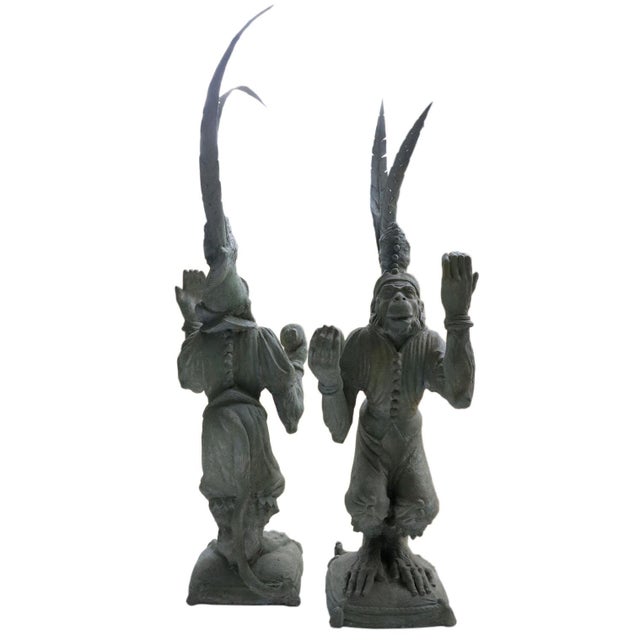 Juggling Monkeys, Pair For Sale - Image 4 of 9