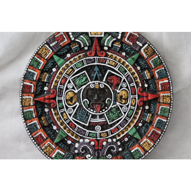Vintage Aztec Wall Calendar, 1950s For Sale - Image 6 of 17