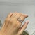 Not Yet Made - Made To Order Nature Inspired Multi-Sapphire Leaf & Diamond Cluster Ring in Sterling Silver, Us Size 6.5 For Sale - Image 5 of 16