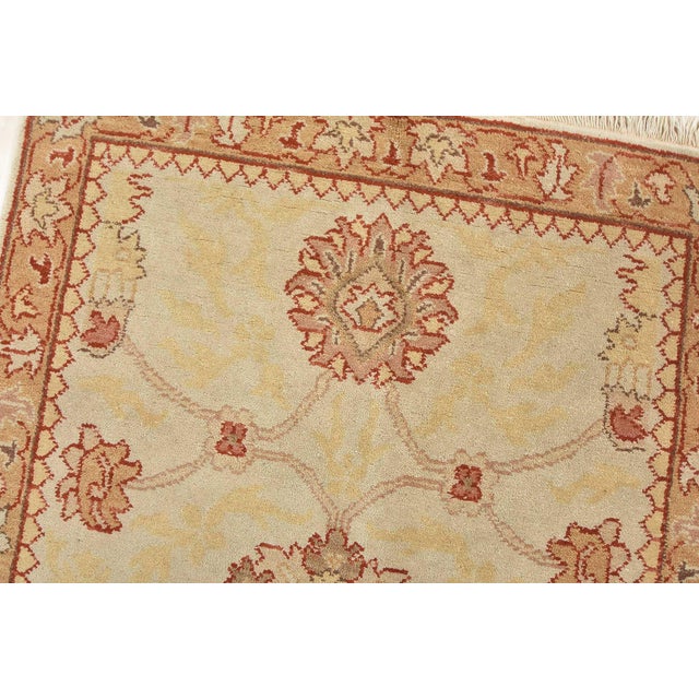 Sultanabad Runner 2'11'' X 12' Beige Wool Vintage Traditional Hand-Knotted Rug For Sale In Philadelphia - Image 6 of 12
