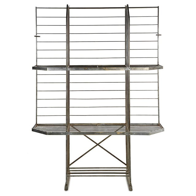 Art Deco Style Metal Shelf For Sale - Image 6 of 6