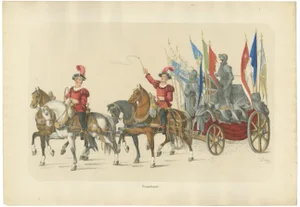 Triumphal Chariot, 1855, Paper