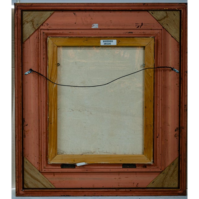 Still Life Original Oil Painting in Beautiful Heavy Gilt Frame For Sale - Image 4 of 5
