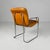 Italian Modern Brown Leather and Metal Chairs from Guido Faleschini, 1970s, Set of 4 For Sale - Image 4 of 18