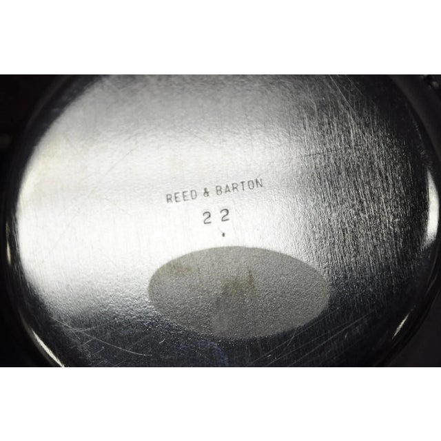 Vintage Reed & Barton 22 Silver Plated Red Enamel Columbia Country Club Ashtray For Sale - Image 11 of 13