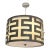 Greek Key Inspired Drum Light For Sale
