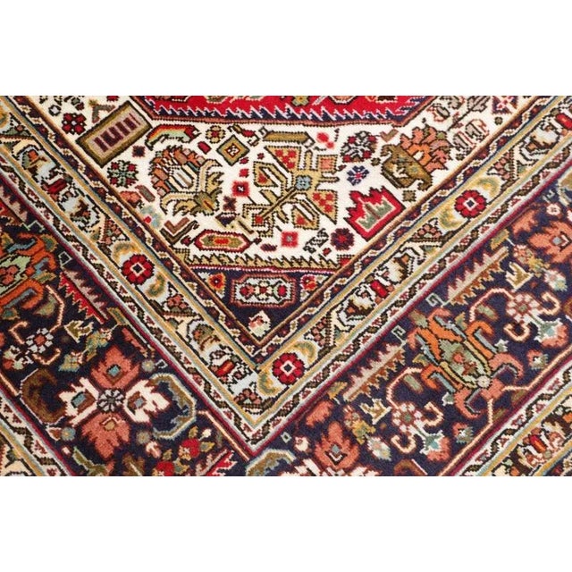 Middle Eastern Hand-Knotted Tabriz Rug For Sale - Image 6 of 11