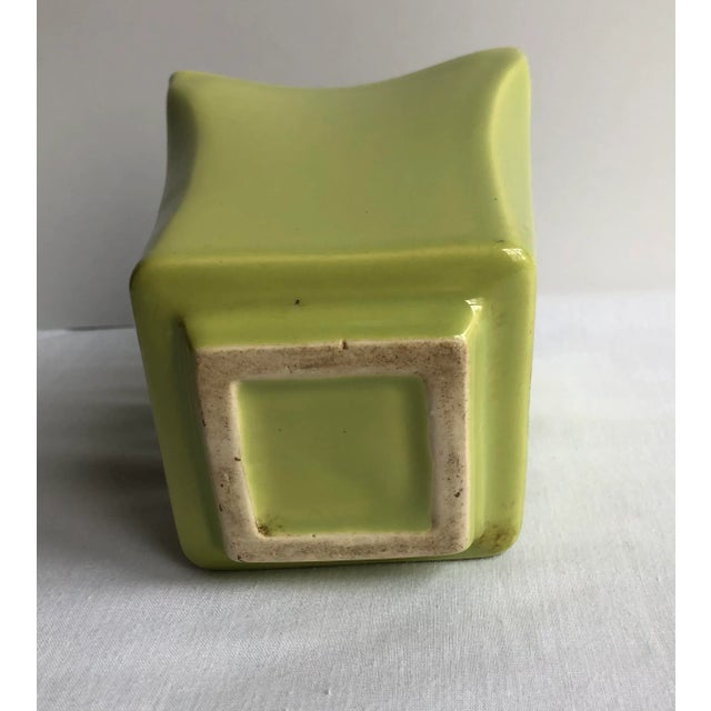 Mid 20th Century Green Pottery Collection - Set of 4 For Sale - Image 4 of 13