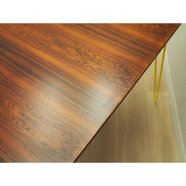 Brown Danish Rosewood Desk from C.F.C. Silkeborg 1970s For Sale - Image 8 of 11
