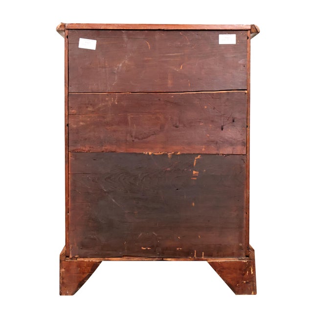 Early 20th Century Early 20th Century Walnut Small Chest of Drawers With Yew Wood Banding For Sale - Image 5 of 10