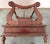 1950s 1950s Vintage English Lyre Harp Mahogany Chippendale Canterbury Magazine Book Rack For Sale - Image 5 of 11