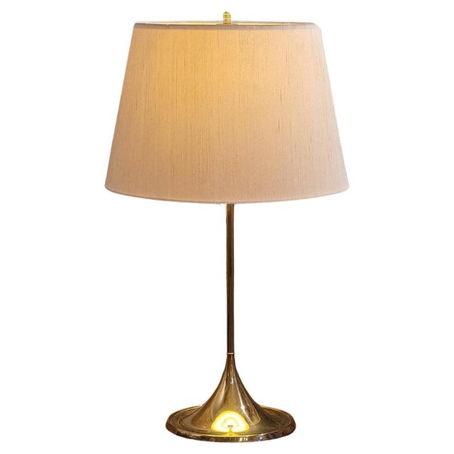 Vintage Table Lamp in Brass from Bergboms, 1960s For Sale - Image 9 of 9