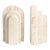 Travertine Marble Bookend - A Pair For Sale