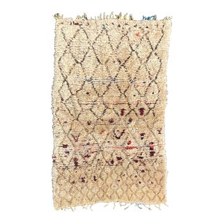 Berber Moroccan Azilal Wool Rug For Sale