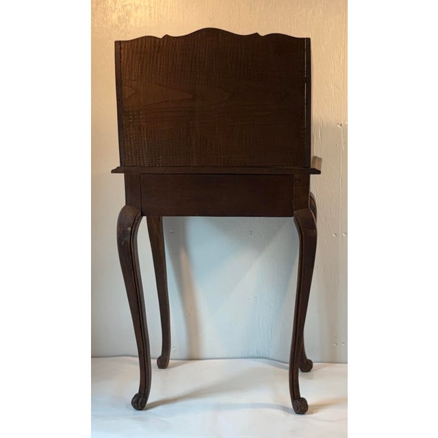 Vintage French Telephone Stand Side Table For Sale In Dallas - Image 6 of 9