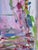 2000 - 2009 Abstract Painting on Canvas in Pink For Sale - Image 5 of 6
