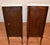 1900s Pair Antique French Louis XV Walnut & Satinwood Marble Top Lingerie Stands For Sale - Image 14 of 18