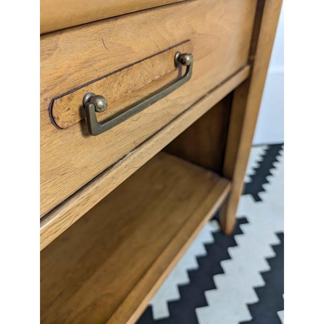 1960s Meridian Collection Single Drawer Nightstand by Drexel For Sale - Image 9 of 10