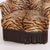 19th Century A French Lounge Chair Covered in Faux Tiger Fabric, 19th C.. For Sale - Image 5 of 5