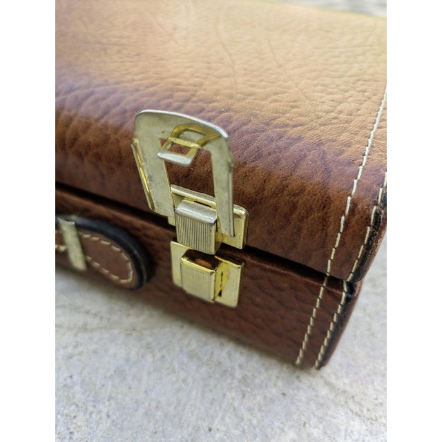 Container Box in Leather, 1950s For Sale - Image 6 of 18