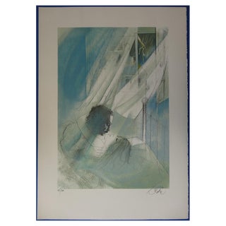 Jean-Baptiste Valadié, Brassens: The Storm, 1970s, Original Lithograph For Sale