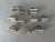 1990s 1990s Napkin Rings Picture Frame Place Card Holders Silver Tone Metal - Set of 10 For Sale - Image 5 of 7
