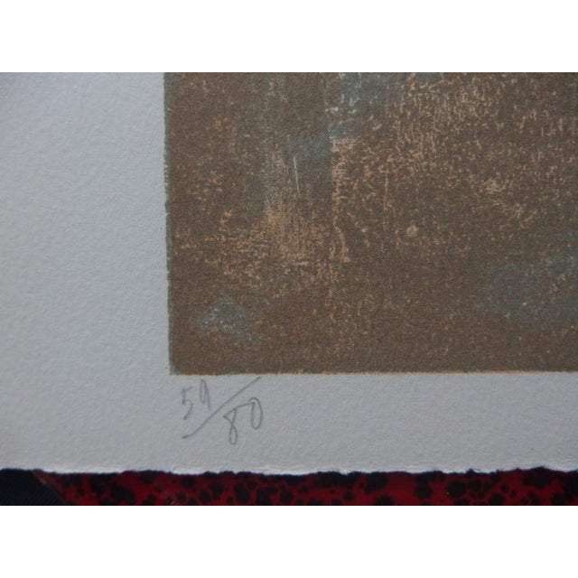 Witold-K, Trois personnages, Original Lithograph For Sale - Image 4 of 6