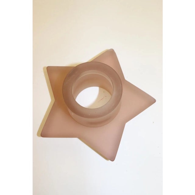 Late 20th Century Modern Murano Amethyst Cast Glass Pencil Holder For Sale - Image 5 of 6