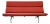 Authentic Herman Miller Eames Compact Sofa in Red Upholstery For Sale