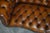 Exceptionally Rare Pair of Fully Restored Antique Howard & Sons Berners Street Leather Chesterfield Sofas For Sale - Image 10 of 18