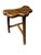 Beautiful 3 legged stool. Nice side or accent piece.