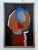 This striking Vintage Boho Abstract Oil on Canvas is a captivating display of bold shapes and colors, showcasing the...