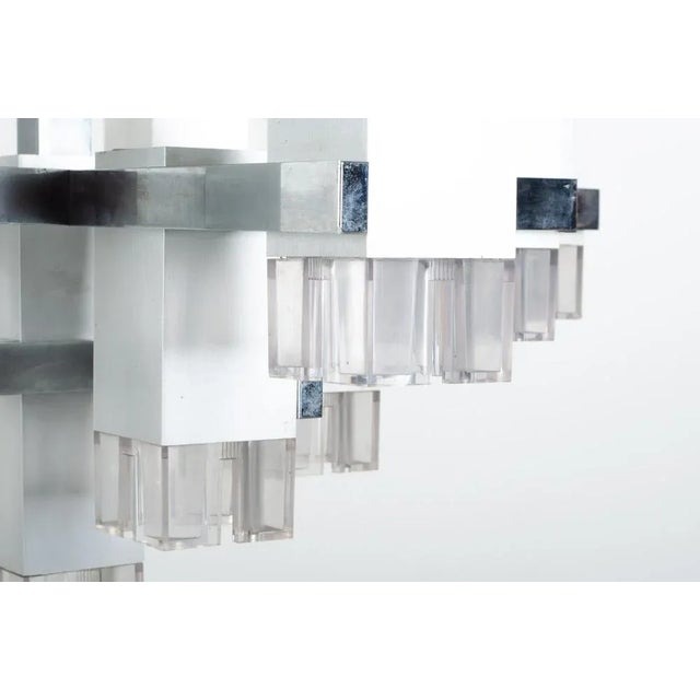 1970s Chandelier by Gaetano Sciolari, 1970s For Sale - Image 5 of 11